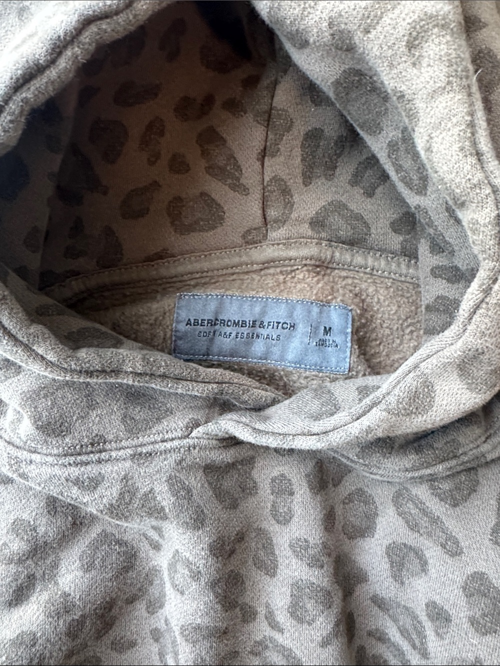 Abercrombie & Fitch leopard hoodie - Picture 2 of 2